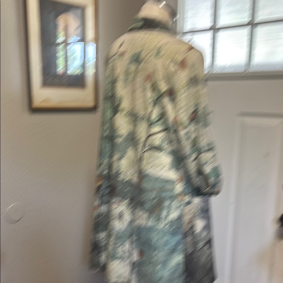 Floral Cowl Neck Midi Dress or tunic plus size available - Picture 8 of 16